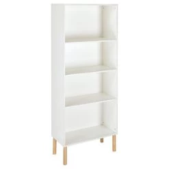 Schardt Melody White Standregal Dekor Weiß / Massivholz Buche Geölt