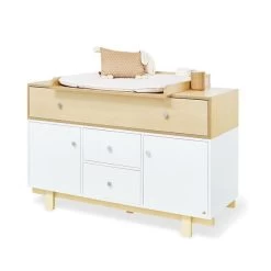 Pinolino Boks Wickelkommode Extrabreit 2 Türen, 3 Schubkästen - Toppreis