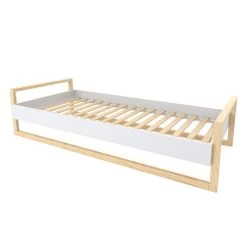 Nature Kid Lisa Einzelbett Natur/weiß 90 X 200 Cm