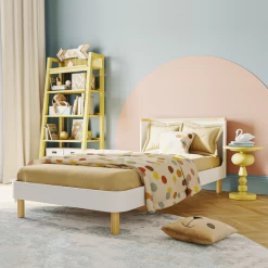 Nature Kid Einzelbett Milan Natur/weiß 90 X 200 Cm