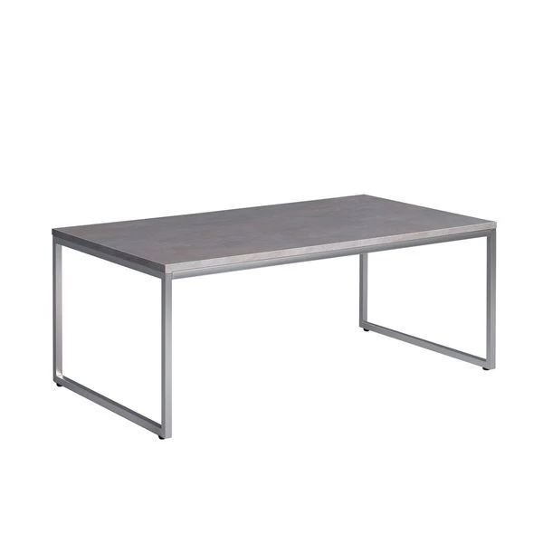 HomeTrends4You Couchtisch Lagos 2 Dekor Keramikoptik | Gestell Metall Edelstahloptik