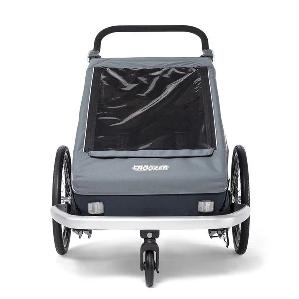 Croozer Kid Vaaya 2 Graphite Blue 2in1 Fahrradanhänger & Buggy-Set – Bild 3
