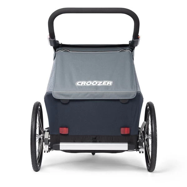 Croozer Kid Vaaya 2 Graphite Blue 2in1 Fahrradanhänger & Buggy-Set – Bild 4