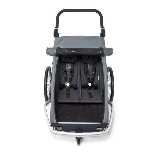 Croozer Kid Vaaya 2 Graphite Blue 2in1 Fahrradanhänger & Buggy-Set – Bild 6