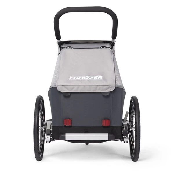 Croozer Kid Keeke 1 Stone Grey 2in1 Fahrradanhänger & Buggy-Set – Bild 4