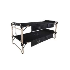 Disc-O-Bed 2XL Etagenbett Schwarz Modernes Feld- Und Campingbett