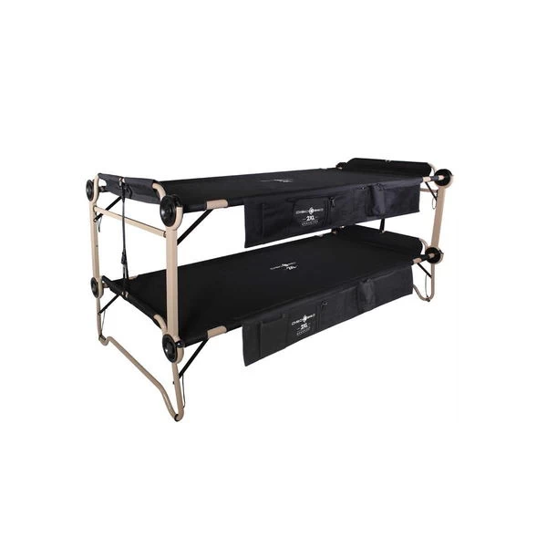 Disc-O-Bed 2XL Etagenbett Schwarz Modernes Feld- Und Campingbett