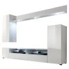Trendteam Dos Anbauwand Weiß Inkl. Beleuchtung