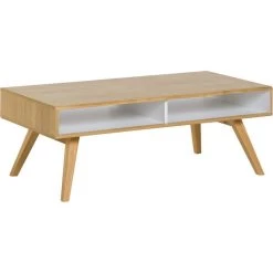 VOX Nature Kaffeetisch Eiche / Weiß