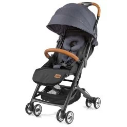 Gesslein Smiloo Cuby Blau Meliert Gestell Schwarz, Ledergriff Cognac