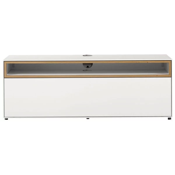 Now! By Hülsta Easy Wohnwand Natureiche 181x384x45 Mit Media-Lowboard - 9-teilig – Bild 3