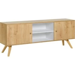 VOX Nature Sideboard Eiche / Weiß / Eiche