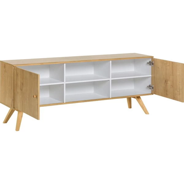 VOX Nature Sideboard Eiche / Weiß / Eiche – Bild 2