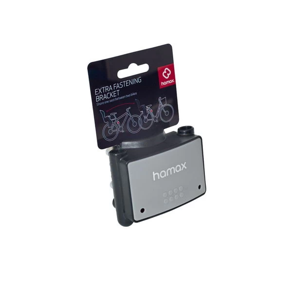 Hamax Caress Fahrradsitz Rahmenbefstigung Grau/Rot | Portofrei â Bild 5