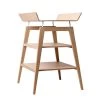Leander Linea Wickeltisch Eiche Mit Schaumauflage Platzsparender Wickelplatz