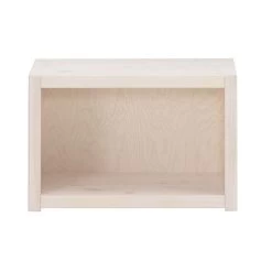 LIFETIME Regalmodul Kiefer Whitewash 8005-01W Massivholz, Viele Kombinationen Möglich