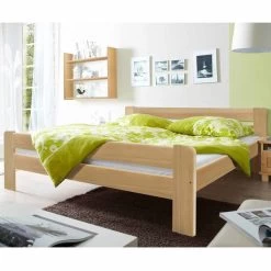 Ticaa Bert Einzelbett Kiefer Natur 140 X 200 Cm Massivholz