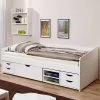 Ticaa Sofabett Micki Mit 4er Funktionsschubkasten Massivholz - 90x200 Cm