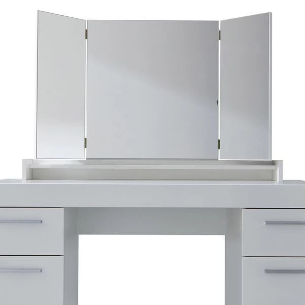 Trendteam Amanda Aufsatzspiegel Weiß Für Schminktisch – Bild 2