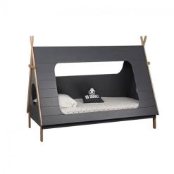 Nature Kid Ponca Tipibett Grau (ohne Bettschublade) Liegefläche 90 X 200 Cm