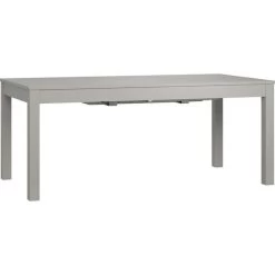 VOX Simple Ausziehtisch Rechteckig Grau 90-190x90 Cm