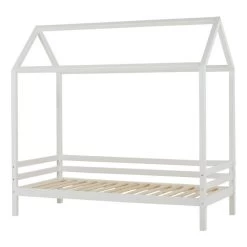 Hoppekids Hausbett ECO Dream 90x200cm Weiß - Viel Zubehör Wählbar