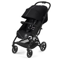 CYBEX Eezy S+2 Buggy Moon Black Gestell In Black | Mit All-Terrain Rädern