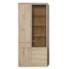 Trendteam Echo Vitrine Hoch Artisan Eiche Melamin