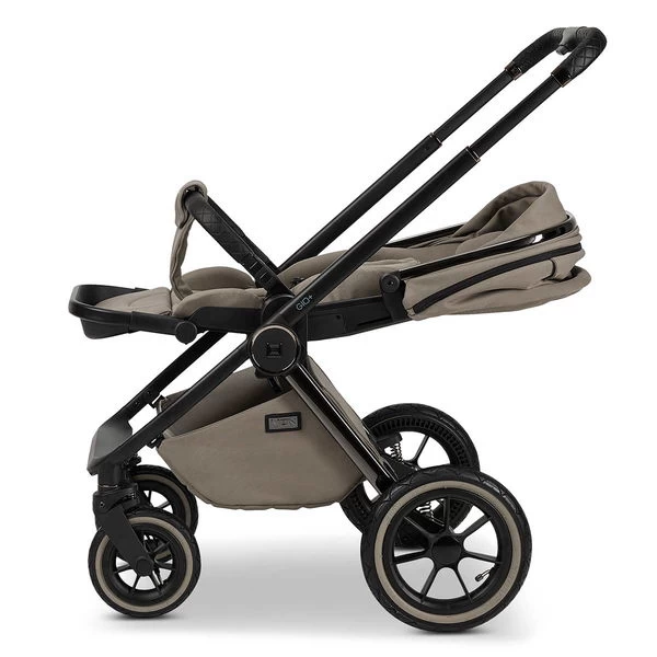 Moon Gio Plus Kombi-Kinderwagen Mud/black Chrome – Bild 8
