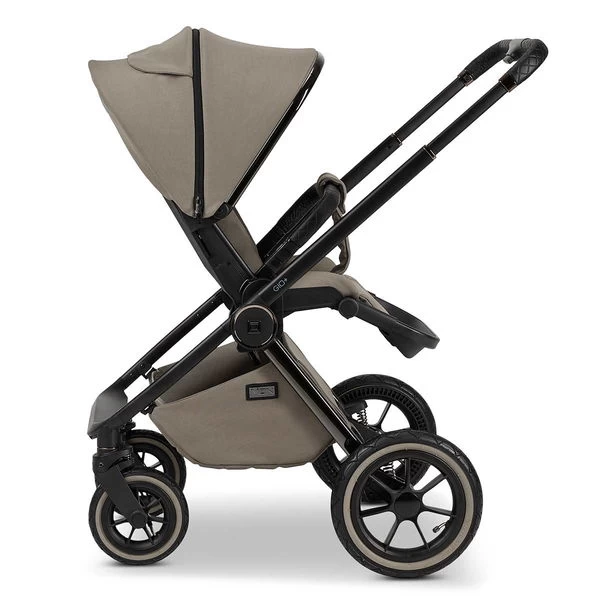 Moon Gio Plus Kombi-Kinderwagen Mud/black Chrome – Bild 9