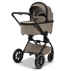 Moon Gio Plus Kombi-Kinderwagen Mud/black Chrome