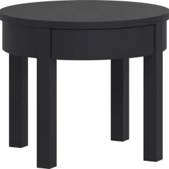 VOX Simple Kaffeetisch Hoch Schwarz Ø80 Cm