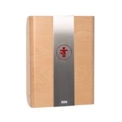 Timkid KAWAmidi Wandwickeltisch Edelstahl / Buche Inklusive Wickelmatte | Modern & Slim