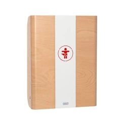 Timkid KAWAmidi Wandwickeltisch Weiß/Buche Inklusive Wickelmatte | Modern & Slim