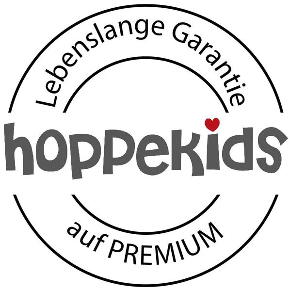 Hoppekids Halbhohes Bett ECO Luxury 120x200 Cm Weiß Mit Gerader Leiter & Absturzsicherung – Bild 2