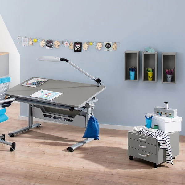 Paidi Universalcontainer Schiefergrau Für Diego Schreibtische - 3 Schubkästen – Bild 2