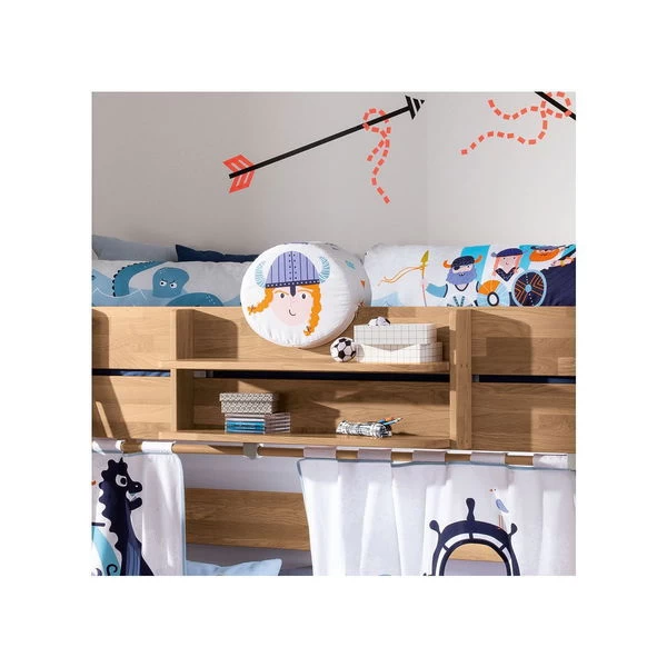 Paidi Sten Hängeregal 2 Böden - Eiche Massiv Für Liege, Spiel-, Etagen- Und Hochbetten – Bild 2