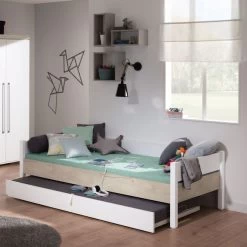 Paidi Kira Liege Eiche-Nautik - Umbaubar Hohes Fußteil 90x200 Cm