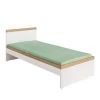 Paidi Oscar Jugendliege 140x200 Cm Kreideweiß/Eiche-Nebraska
