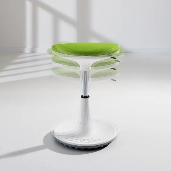 Paidi Speedy Sitzhocker Brombeere/weiß Sitzhöhe Stufenlos Einstellbar – Bild 2