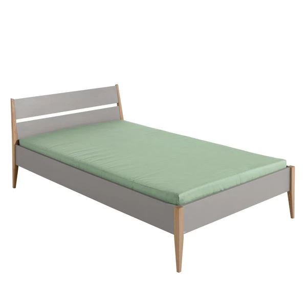 Paidi Sten Traumliege Eiche Massiv/schiefergrau 140x200 Cm