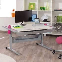 Paidi Tablo Schreibtisch Kreideweiß/brombeere Der Multimedia-Schreibtisch - Tiefpreisgarantie