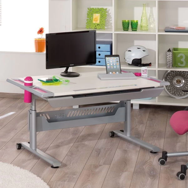 Paidi Tablo Schreibtisch Kreideweiß/brombeere Der Multimedia-Schreibtisch - Tiefpreisgarantie