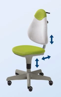 Paidi Pepe Schreibtischstuhl Grün/weiß Flexibel Einstellbar - Zum Aktionspreis