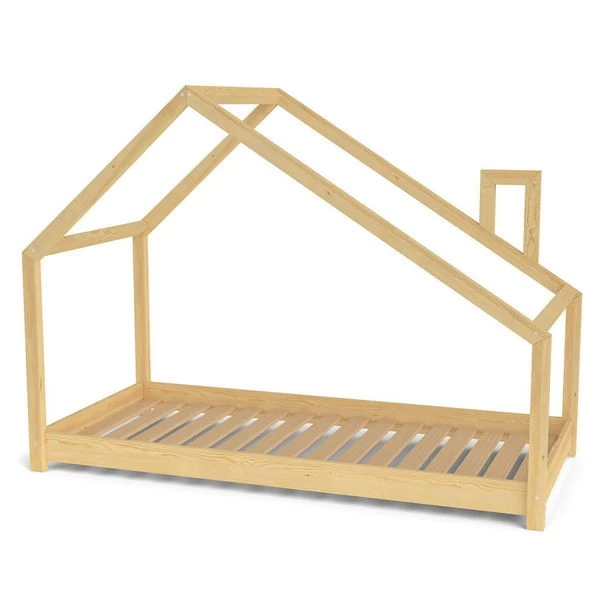 Nature Kid Milo Hausbett Natur Mit Giebeldach LiegeflĂ€che 140 X 200 â Bild 2