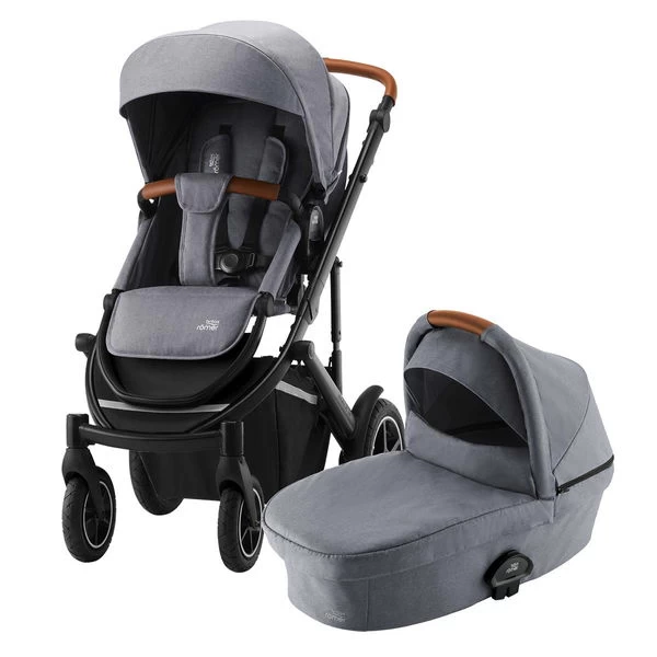 Britax Smile 3 Kinderwagen Frost Grey Essential Set GRATIS Babywanne