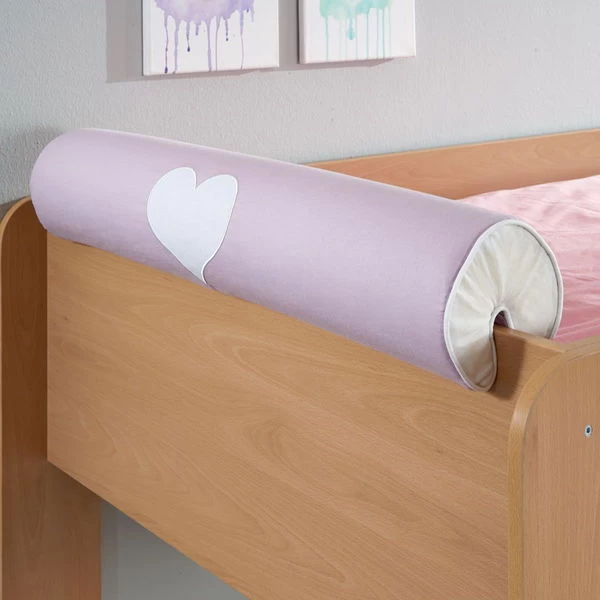 Relita RENATE Hochbett Buche Massiv Weiß Inklusive Schreibtisch, Zum Einzelbett Umbaubar – Bild 8