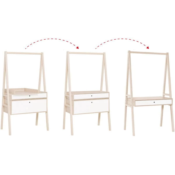 VOX Spot Wickeltisch Akazie/weiß – Bild 2