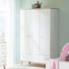 Paidi Ylvie Kleiderschrank 3 Türen 1 Schubkasten Schubkasten Kreideweiß - Aktionspreis